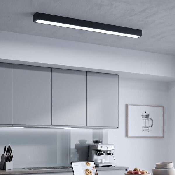 LED таванен/висящ полилей на кабел LED/44W/230V 6000K 120 cm черен