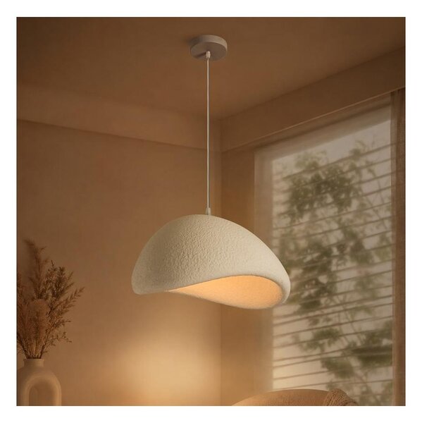 BRILAGI - Полилей на кабел WABI SABI 1xE27/60W/230V Ø 40 cm бял