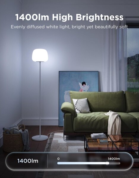 Govee - LED RGBICWW димируема подова лампа LANTERN MATTER LED/24W/230V Wi‑Fi 160 см