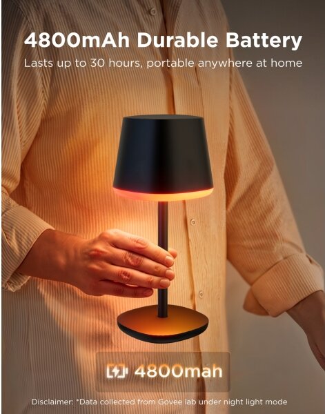 Govee - LED RGBICWW Настолна лампа с регулируема яркост CLASSIC MATTER LED/10W/5V Wi-Fi