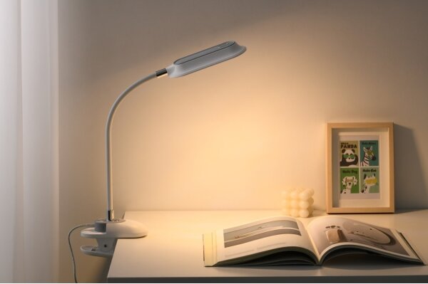 Immax 08997L - LED+CCT димируема настолна лампа с щипка CLIP 7,5W/230V бяла