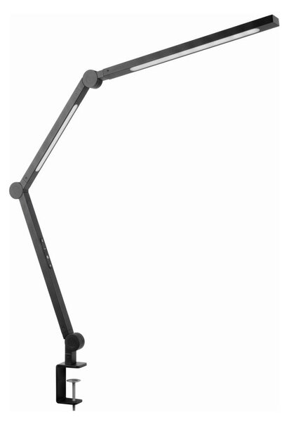 LED димируема сензорна гъвкава настолна лампа с щипка LED/12W/230V черна