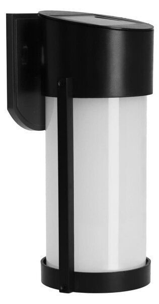 LED соларна стенна лампа LED/3,7V 300 mAh IP44 черна