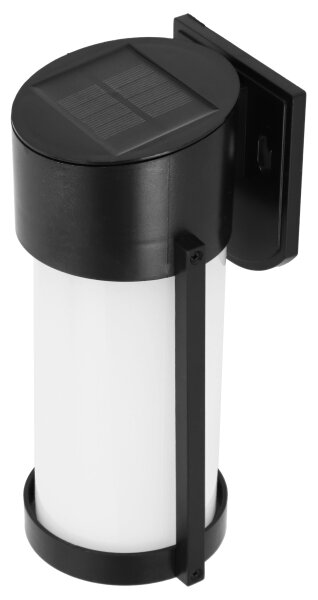 LED соларна стенна лампа LED/3,7V 300 mAh IP44 черна