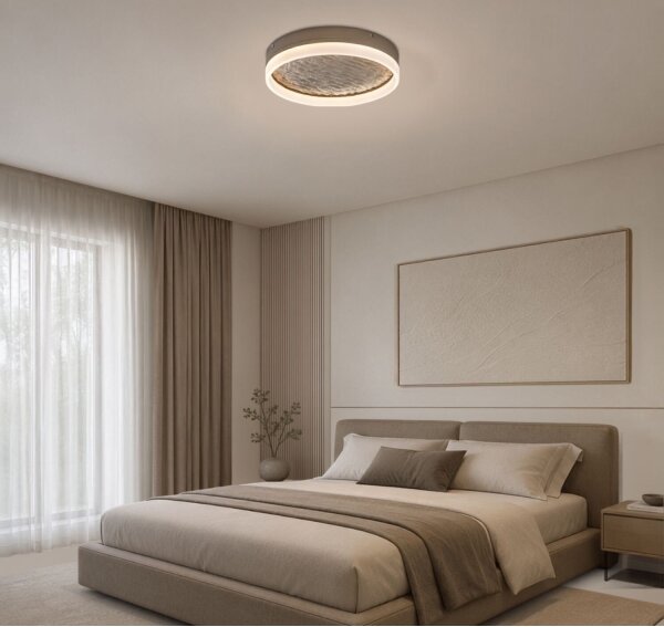 Rabalux 71525 - LED димируемо таванно осветително тяло TIMMO 24W/230V 3000-6500K Ø 40 см бежово + дистанционно управление