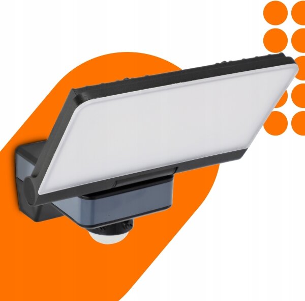 LED прожектор със сензор за движение и за сумрак LED/44W/230V 4200K IP54 черен