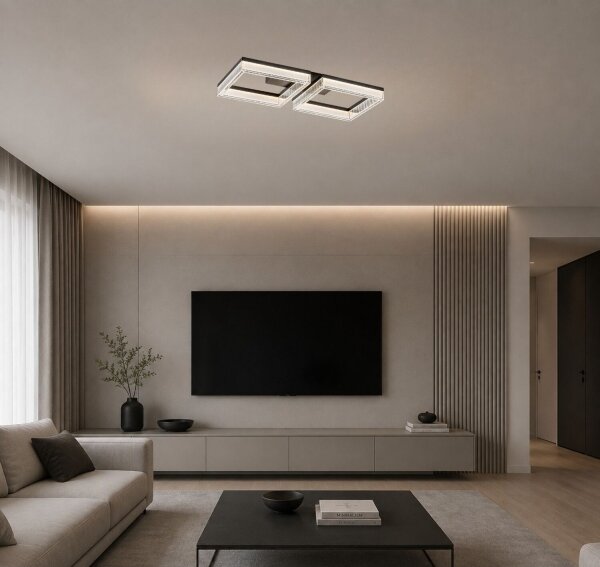 Rabalux 71514 - димируемо LED таванно осветително тяло ILARIS 24W/230V 3000-6500K + дистанционно управление