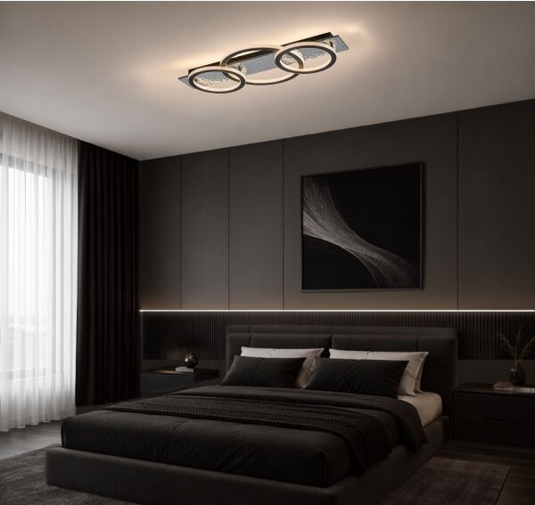Rabalux 71498 - LED димируемо таванно осветително тяло LUNAVA 40W/230V 3000-6500K + дистанционно управление