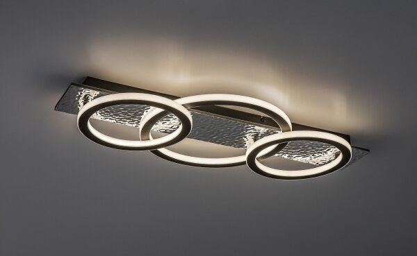 Rabalux 71498 - LED димируемо таванно осветително тяло LUNAVA 40W/230V 3000-6500K + дистанционно управление