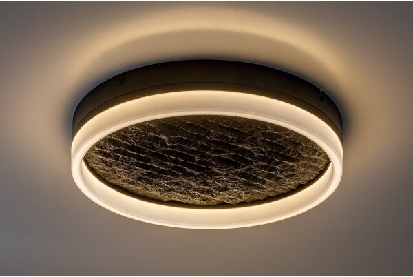 Rabalux 71523 - LED димируема таванна лампа TIMMO 24W/230V 3000-6500K Ø 40 cm черна+ДУ