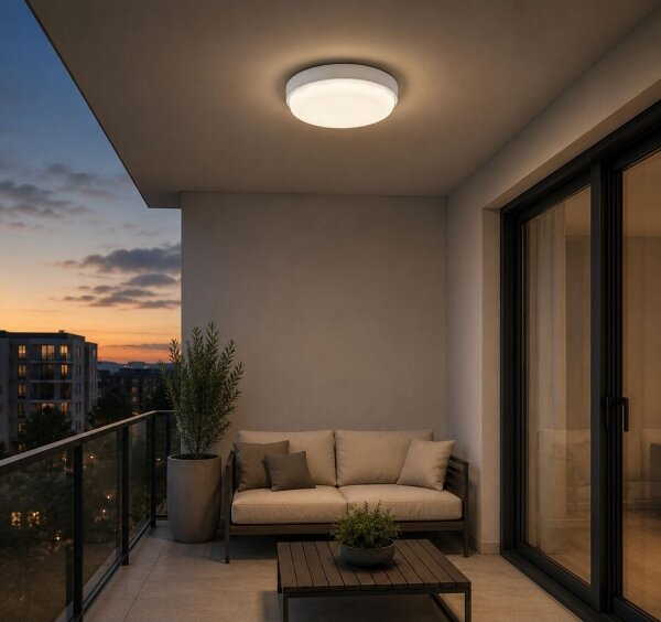 Rabalux 77224 - LED външно таванно осветително тяло HORT2 LED/14W/230V IP54 бяло
