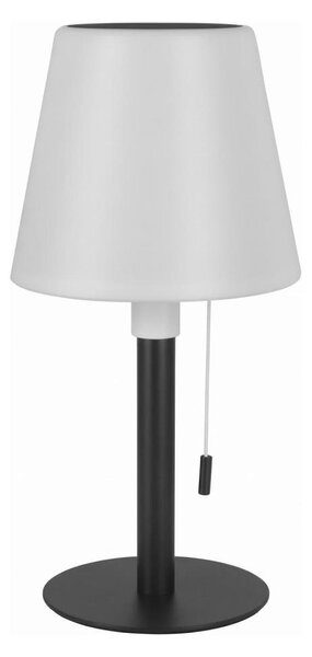 LED Димируема соларна лампа LED/2W/5V USB 1200 mAh IP44 бяла/черна