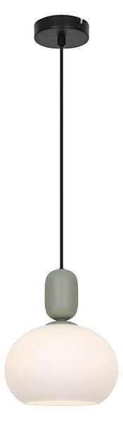 Висяща лампа на кабел VALISIA 1xE27/40W/230V черен/оливков