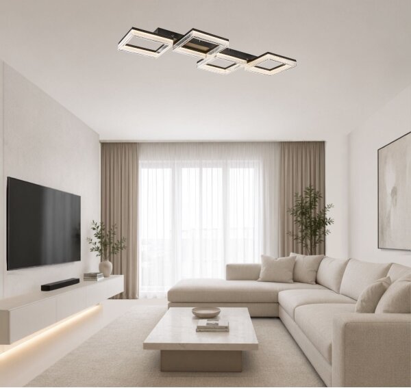 Rabalux 71515 - LED димируемо таванно осветително тяло ILARIS 40W/230V 3000-6500K + дистанционно управление