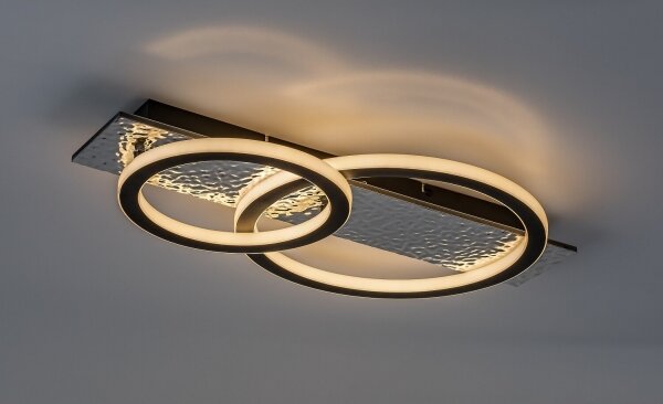 Rabalux 71497 - LED димируемо таванно осветително тяло LUNAVA 24W/230V 3000-6500K + дистанционно управление