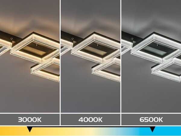 Rabalux 71515 - LED димируемо таванно осветително тяло ILARIS 40W/230V 3000-6500K + дистанционно управление