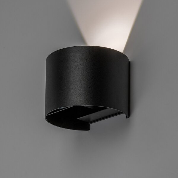 Rabalux 77218 - LED външно стенно осветително тяло VIRNA 5W/230V 2700/4000/6500K IP54 черно