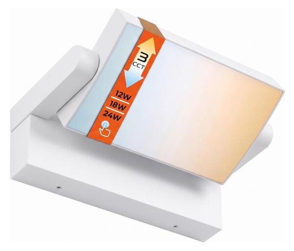 LED Stm външна стенна лампа LED/12/18/24W/230V 3000/4000/6500K IP54 бяла