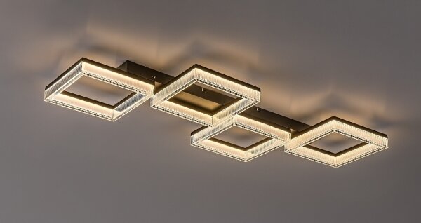 Rabalux 71515 - LED димируемо таванно осветително тяло ILARIS 40W/230V 3000-6500K + дистанционно управление