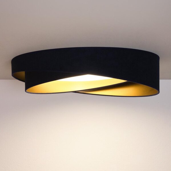 BRILAGI - LED димируемо осветително тяло VELVET TWIST LED/36W/230V CCT Ø 65 см WT mod./zl. + с дистанционно управление