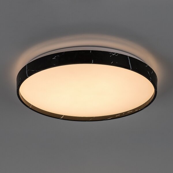 Rabalux 71517-LED димируемо таванно осветително тяло TERESIA 24W/230V 3000-6500K Ø 38 см черно+ДУ