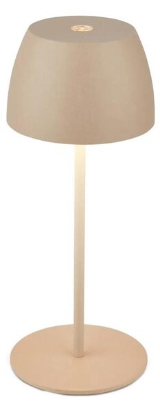 Briloner - LED димируема, презареждаема, сензорна външна настолна лампа MINI LED/2,5W/5V IP44 1800 mAh бежова