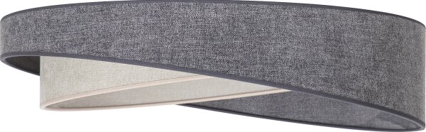 BRILAGI- LED димируемо осветително тяло VELVET TWIST LED/36W/230V CCT Ø 65 cm WT сиво/крем + с дистанционно управление