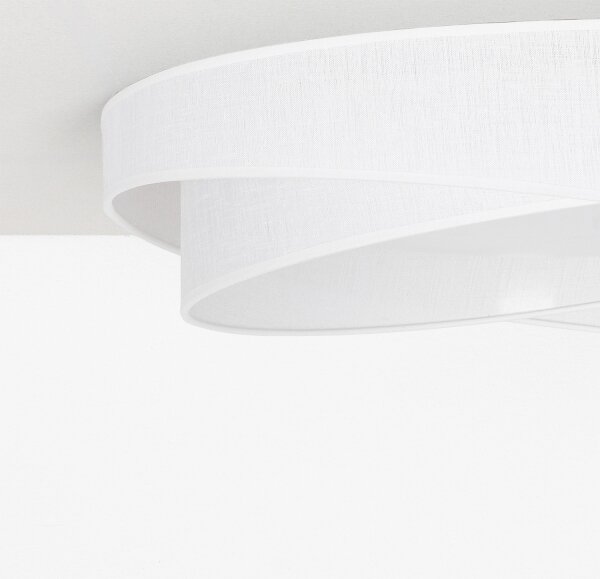 BRILAGI - LED осветително тяло с възможност за димиране VELVET TWIST LED/36W/230V CCT диаметър 65 см WT бяло + дистанционно управление