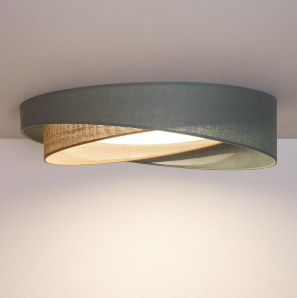 BRILAGI - LED димируемо осветително тяло VELVET TWIST LED/36W/230V CCT Ø 65 см WT зел./беж. + ДУ