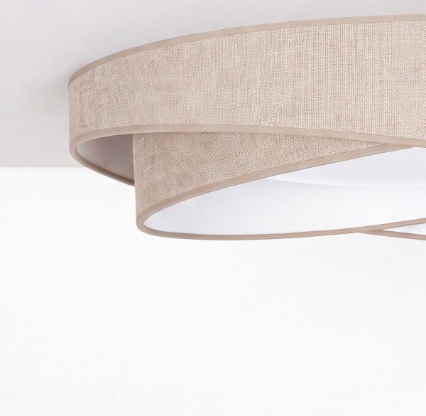 BRILAGI - LED таванно осветително тяло VELVET TWIST LED/24W/230V 4000K Ø 55 см бежово