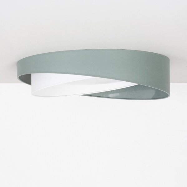 BRILAGI - LED димируемо осветително тяло VELVET TWIST LED/36W/230V CCT Ø 65 cm WT зелено/бяло + дистанционно управление