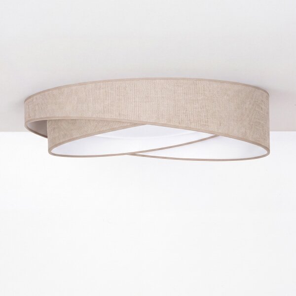 BRILAGI - LED таванно осветително тяло VELVET TWIST LED/24W/230V 4000K Ø 55 см бежово