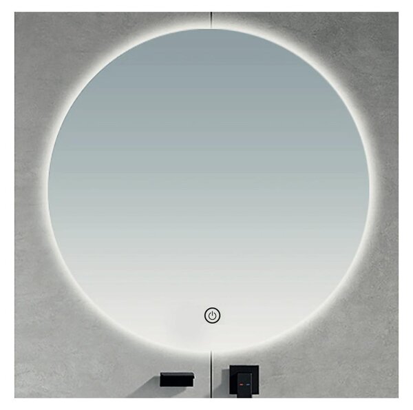 Brilagi - LED огледало за баня LUNA LED/26W/230V Ø 80 см IP44 CRI 90 димируемо + CCT