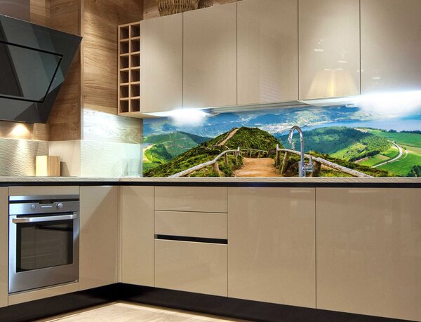 Фототапет за кухня - туристически маршрут 180 x 60 см