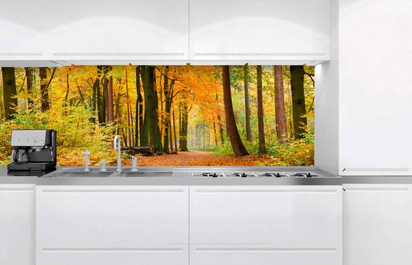 Фототапет за кухня - есенна гора 180 x 60 см