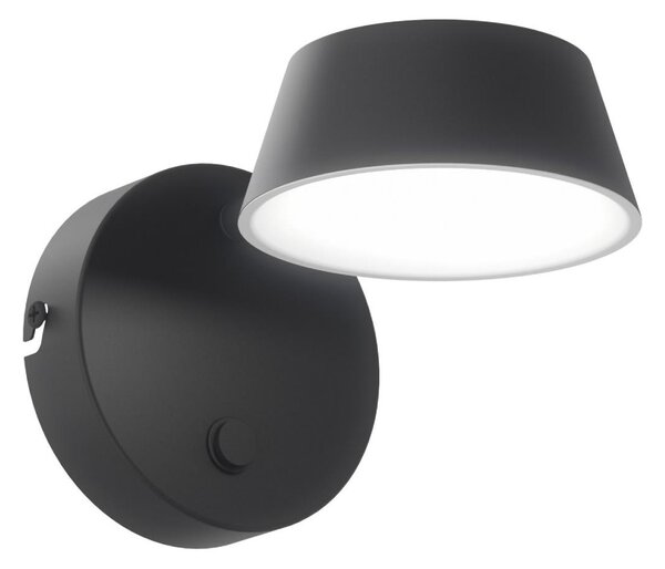 Open Design OR86522 - LED стенна лампа TIMO LED/6W/230V 3000/4500/6500K черна