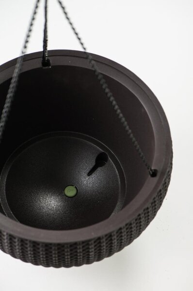 Пластмасова висяща и стенна саксия за цветя ø 35 cm Hangingsphere – Keter