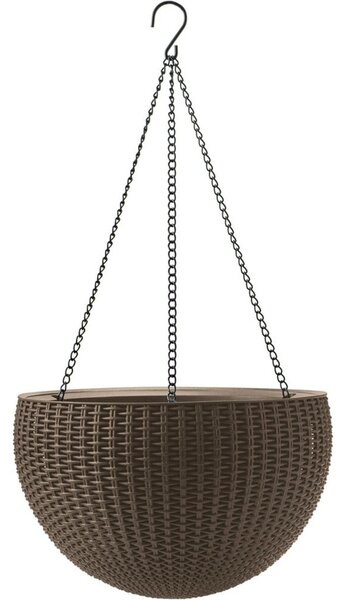 Пластмасова висяща и стенна саксия за цветя ø 35 cm Hangingsphere – Keter