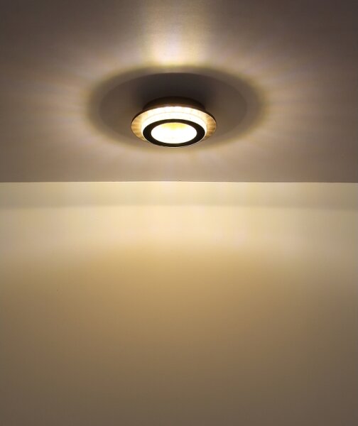 Globo 48042-12G - LED таванно осветително тяло JAYDEN LED/12W/230V Ø 20 см, черно