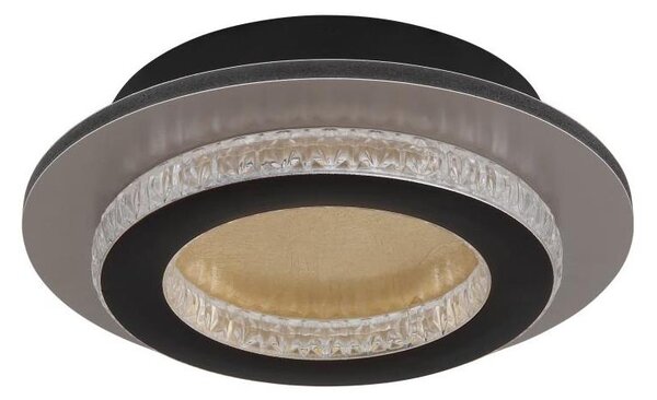Globo 48042-12G - LED таванно осветително тяло JAYDEN LED/12W/230V Ø 20 см, черно