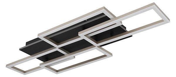 Globo 67359-40A - LED димируемо таванно осветително тяло JEFFRY 40W/230V 32,5x87,5 cm черно + дистанционно управление