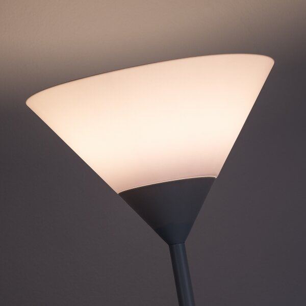 Brilagi - Подова лампа ARIANA 1xE27/100W/230V + 1xE14/25W бяла