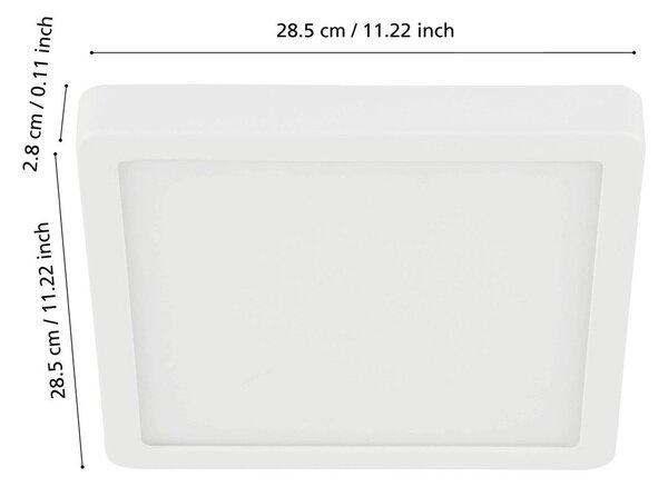 LED smart осветително тяло за таван 19,5 W FUEVA-Z – EGLO