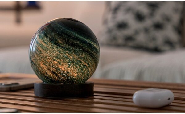 Тъмнокафява/в тъмно естествен цвят светлинна декорация с USB ø 12 cm Stellar Ocean – Gingko