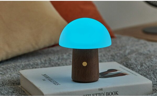 LED настолна лампа в бял и тъмно естествен цвят (височина 12,5 cm) Alice Mushroom – Gingko