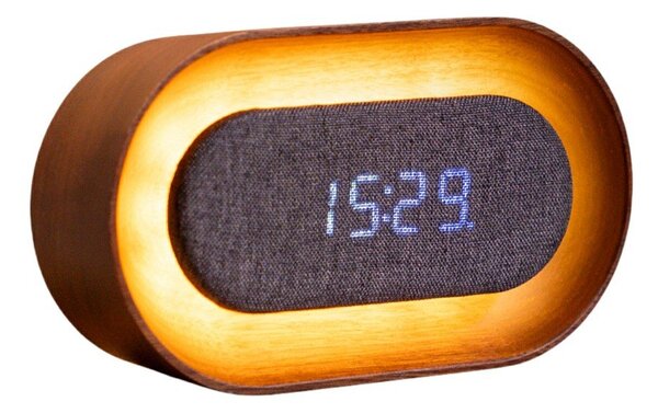 Дигитална аларма Lumos Walnut – Gingko