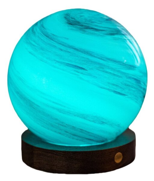 Кафява/в тъмно естествен цвят светлинна декорация с USB ø 8 cm Polar Cloud – Gingko