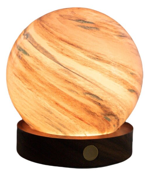 Кафява/в тъмно естествен цвят светлинна декорация с USB ø 8 cm Polar Cloud – Gingko