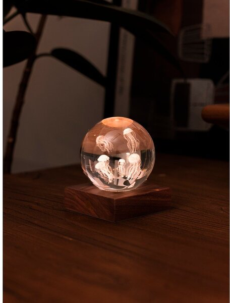 Тъмнокафява светлинна декорация с USB Amber – Gingko