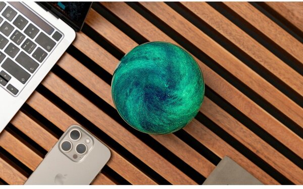Светлинна декорация с USB в тъмно естествен цвят ø 12 cm Galaxy Breeze – Gingko